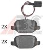 A.B.S. 37863 OE Brake Pad Set, disc brake